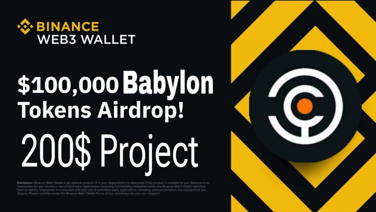 Earn 300$ Babylon Airdrop | Binance Babylon Pre Stake Airdrop | Binance web3 new Airdrop