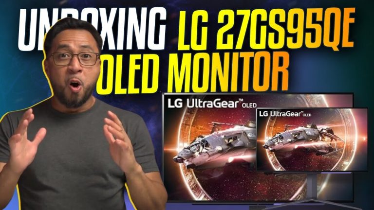 LG 27GS95QE OLED Unboxing – Is This the Future of Displays?