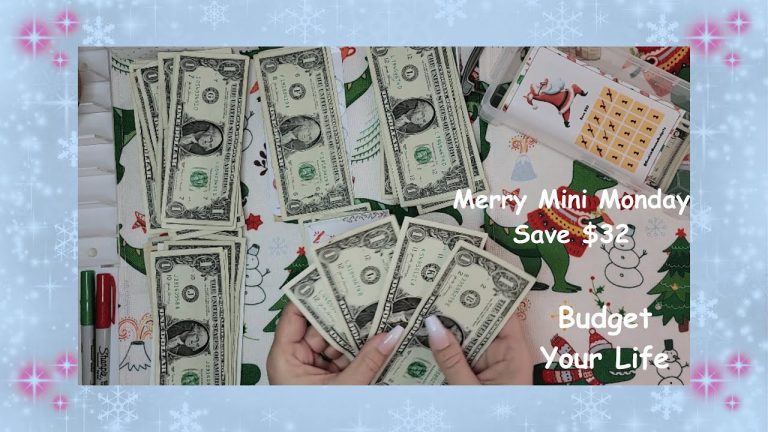 Last Merry Mini Monday | Christmas in July | Savings Challenges