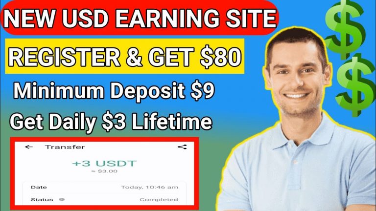 Make money online for free, daily withdrawal of USDT + withdrawal certificate | Usdt Earning Site