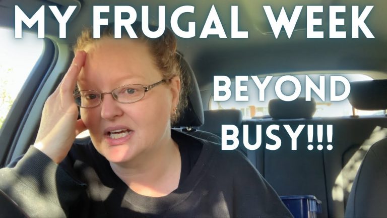 My FRUGAL week / Beyond BUSY / Side Hustles / Vlog