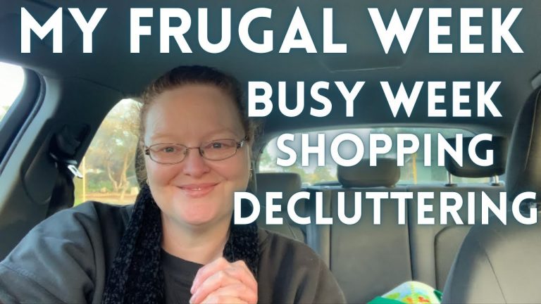 My FRUGAL week / Busy Busy / Shopping / Decluttering / Vlog