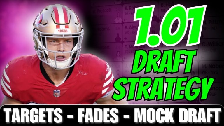 The BEST Fantasy Football Strategy from the 1.01! 2024 Mock Draft