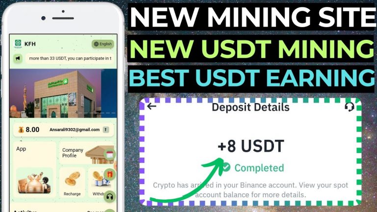 USDT Grab Earning Platform | USDT Mining Website | TRON Earning Apps | USDT Mining Site