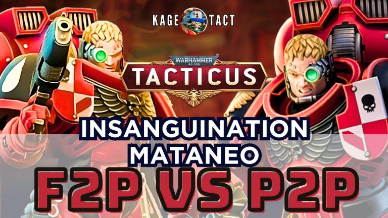 Warhammer 40k Tacticus – F2P VS P2P Insanguination – Mataneo