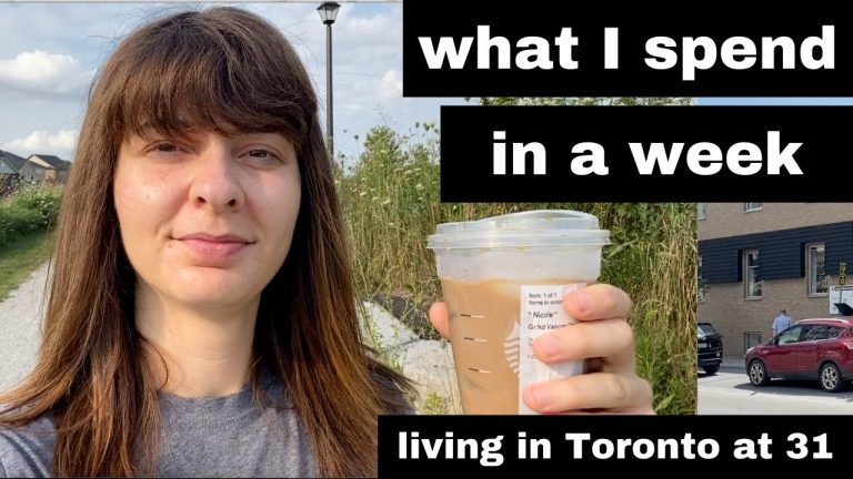 What I Spend in a Week in Canada’s 2nd Most Expensive City