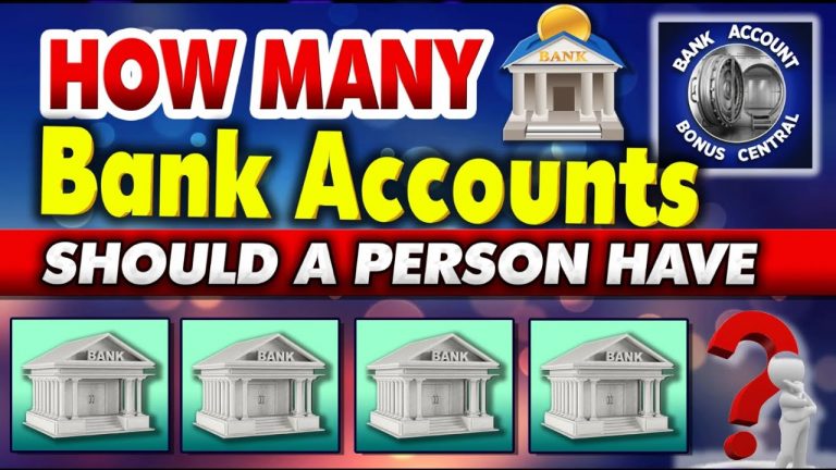 What Is The Ideal Number Of Bank Accounts For A Person To Have?