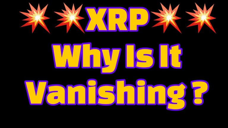 XRP Is Vanishing right before our eyes !