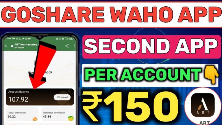 goshare second app|waho second app unlimited tricks|art app unlimited tricks|art app payment proof