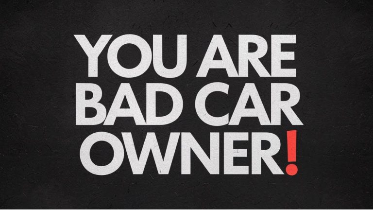 10 Signs You’re a Bad Car Owner! – Don’t Ruin Your Car!