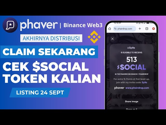 Airdrop Social Phaver Distribusi & Listing Bybit Cek Your Alokasi Token $Social