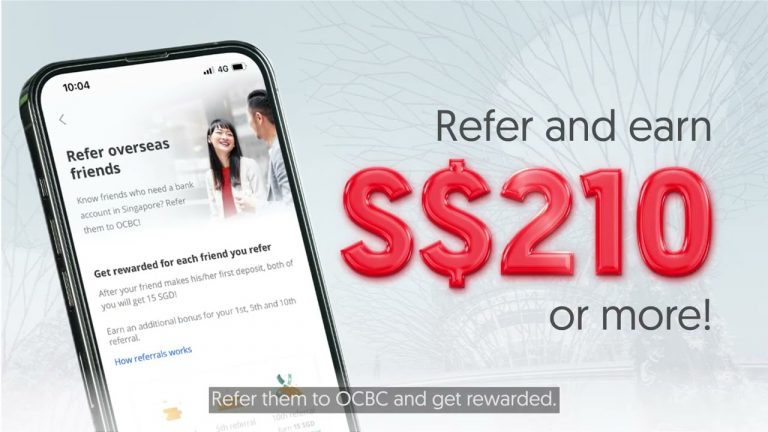 Be rewarded when you refer overseas friends moving to Singapore to join OCBC!