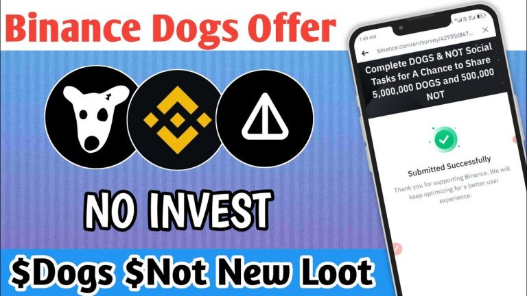 Binance New Offer|| Binance Dogs And Notcoin New Offer || No Invest #digitaltricks