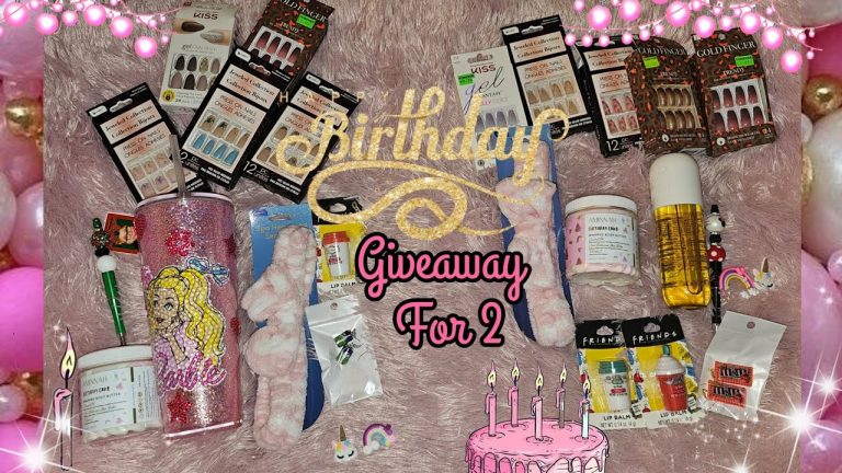 Birthday Giveaway For 2 Lucky Winners #giveaway