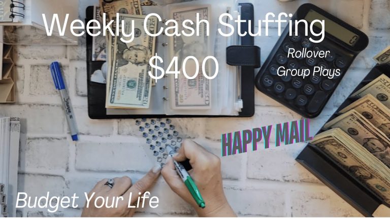 Cash Stuffing $400 | Week 4 Sept | Cash Envelope System