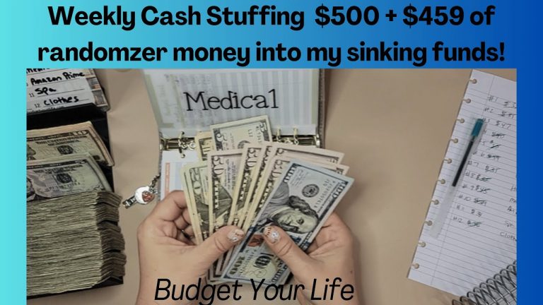 Cash Stuffing $500 Week 2 Sept| Stuffing $459 Randomizer Money | Cash Envelope System