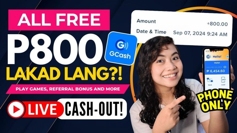 FREE GCASH – P800 Received Agad after Cash-out: LAKAD LANG and more | LIVE WITHDRAWAL