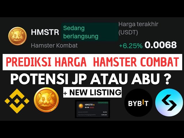 Hamster Combat Distribusi Cek $HMSTR Token Kalian & Prediksi Harga Hamster Combat Apakah Jp?