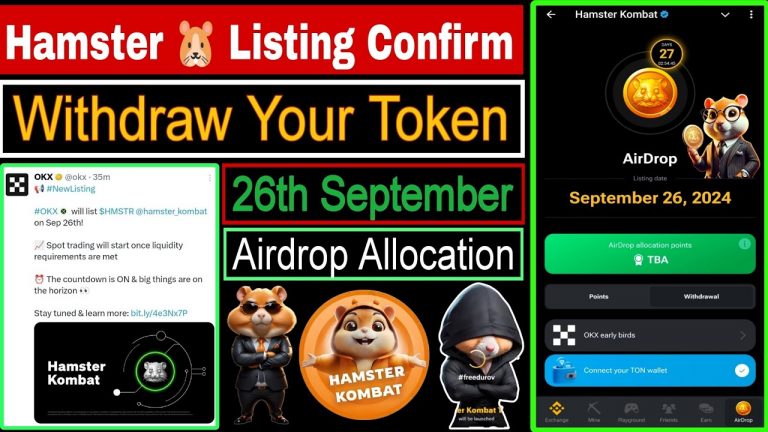 Hamster Kombat Listing Confirm | Hamster OKX Listing | Eligibility Criteria | Withdraw Update