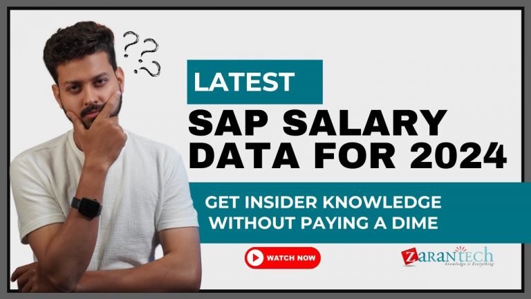 Latest SAP Salary Data For 2024 | ZaranTech