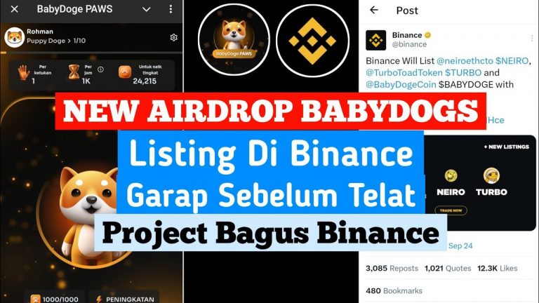 Listing Binance Airdrop BabyDoge Airdrop Meme Binance Garap Sebelum Telat