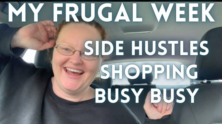 My FRUGAL WEEK / Side Hustles / Shopping / Busy Busy / Vlog