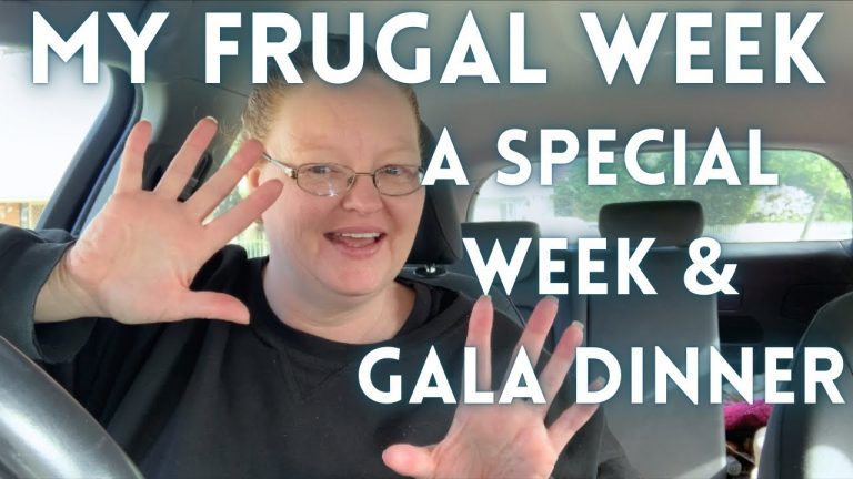 My FRUGAL week / A special week & gala dinner / Vlog