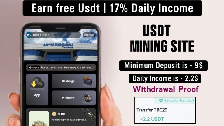 New Usdt Earning Site | Usdt Mining Site 2024 | Best Investment Site | Trx/Usdt Earning Website