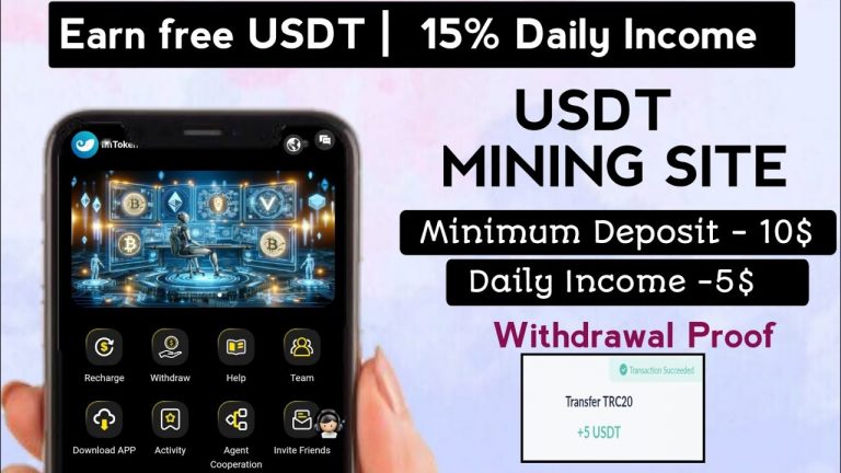 New Usdt Earning Site | Usdt Mining Site 2024 | Best Investment Site | Trx/Usdt Earning Website