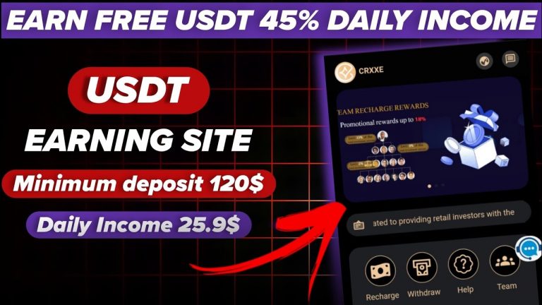 New Usdt Mining Site | Earning Site | Trx Usdt Mining App | Investment Site |Website Today 2024