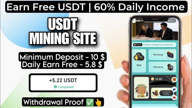 New Usdt Mining Site | Free mining sites | usdt mining apps | without deposit usdt mining sites