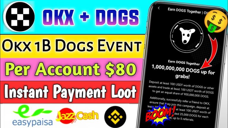 Okx Dogs Airdrop | Okx Dogs Event | Okx 1 Billion Dogs Airdrop | Earn Dogs Together Event