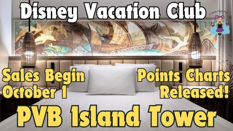 PVB Island Tower Sale Date, Price, Booking Timeline, Points Charts!!! | Disney Vacation Club