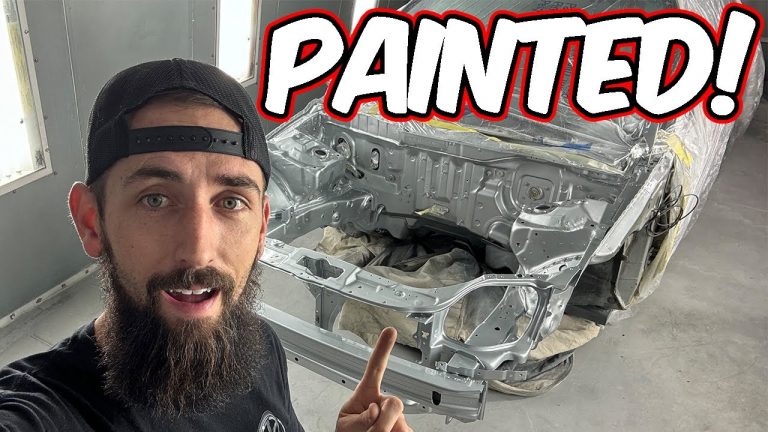 Painting The Engine Bay In The Sleeper Civic Build!