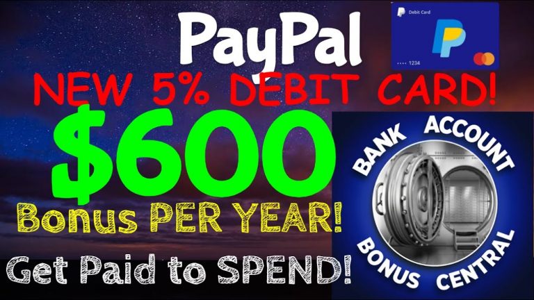 PayPal will pay you $600 to use their new Debit Card EVERY YEAR!! BEST DEBIT CARD! Full Details!