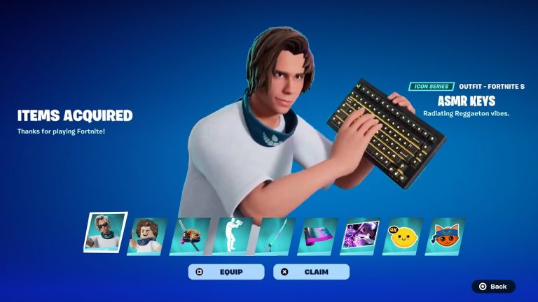 RUBIUS ASMR KEYS EMOTE RELEASE DATE IN FORTNITE ITEM SHOP!