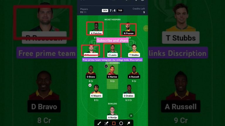 SKN VS TKR #shortsviral #ytshorts #dream11team #dream11teamglwin