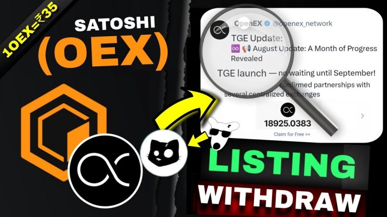 Satoshi OEX Listing Update | Satoshi OEX Withdrawal | Open Ex New Update | Satoshi App New Airdrop