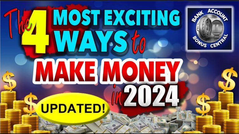 The 4 MOST EXCITING WAYS to Make Money in 2024 UPDATED! THE EASIEST Side Hustles in 2024!