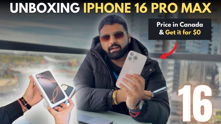 Unboxing iPhone 16 Pro Max in Canada | Price in Canada | How to Get it for $0 | Apple Store