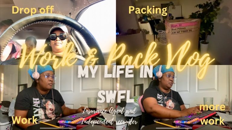 Vlog | 9-5 pm WFH insurance agent & Independent recruiter | Storytime | Packing | Tap In