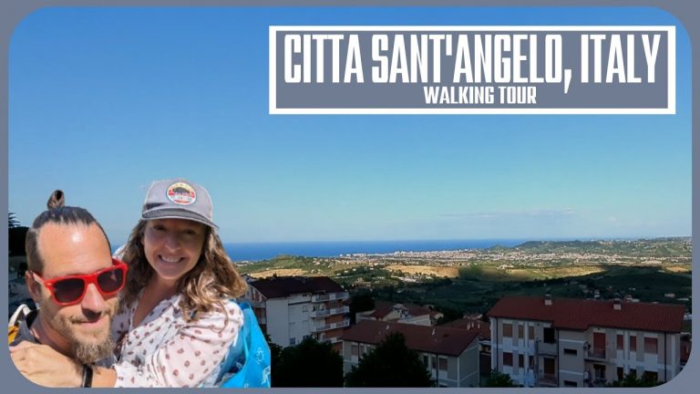 Walking tour of Citta Sant’Angelo Italy