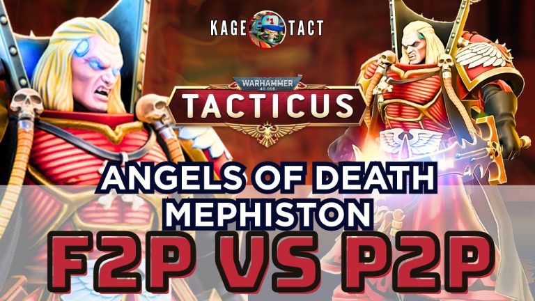 Warhammer 40k Tacticus – F2P VS P2P Angels of Death – Mephiston