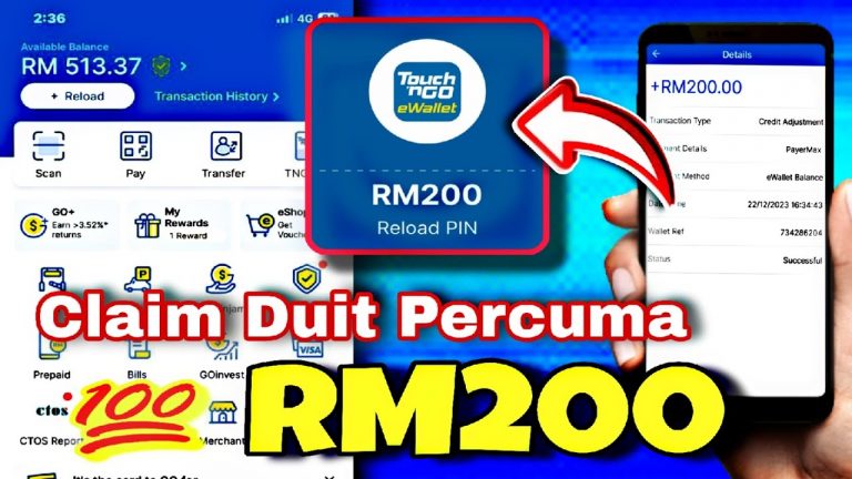 cara claim duit ewallet RM200 terbaru !! tebus masuk touch n go 2024