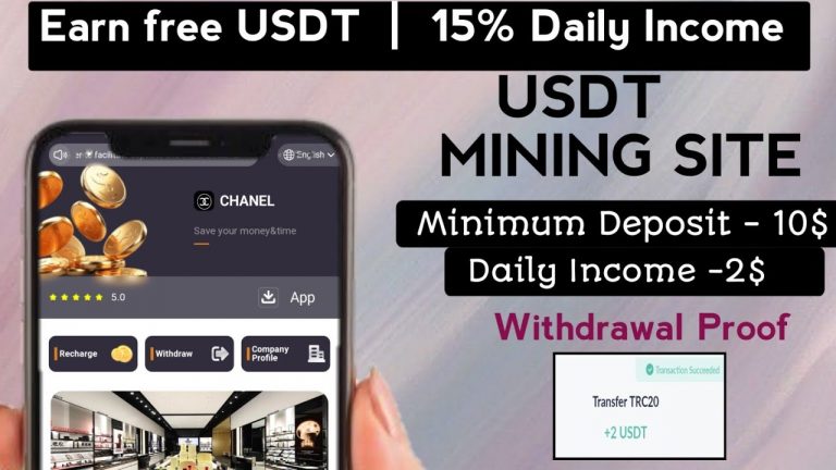 2024 Chanel’s new USDT investment website, the best application, easy to make money on your phone