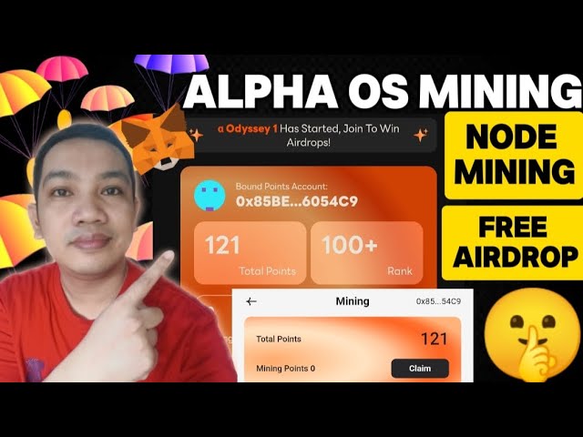 AlphaOS NODE MINING | 1K to 50k potential airdrop! connect and earn pwede wifi or data!