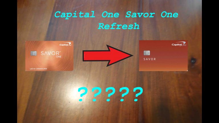 Capital One Savor One Refresh