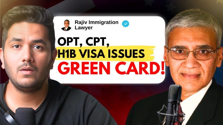 H1B Visa | OPT & STEM OPT Issues | USA Green Card – QnA With Immigration Lawyer