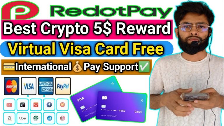 How to make Virtual || Redotpay || visa card 5$ Bonus 50%Offer International support 2024!