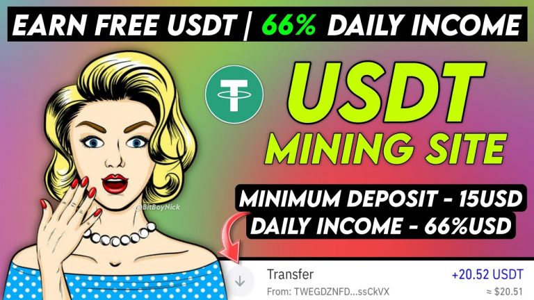 New Usdt Earning Site Usd Mining Site 2024 Best Investment Usdt Earning Website